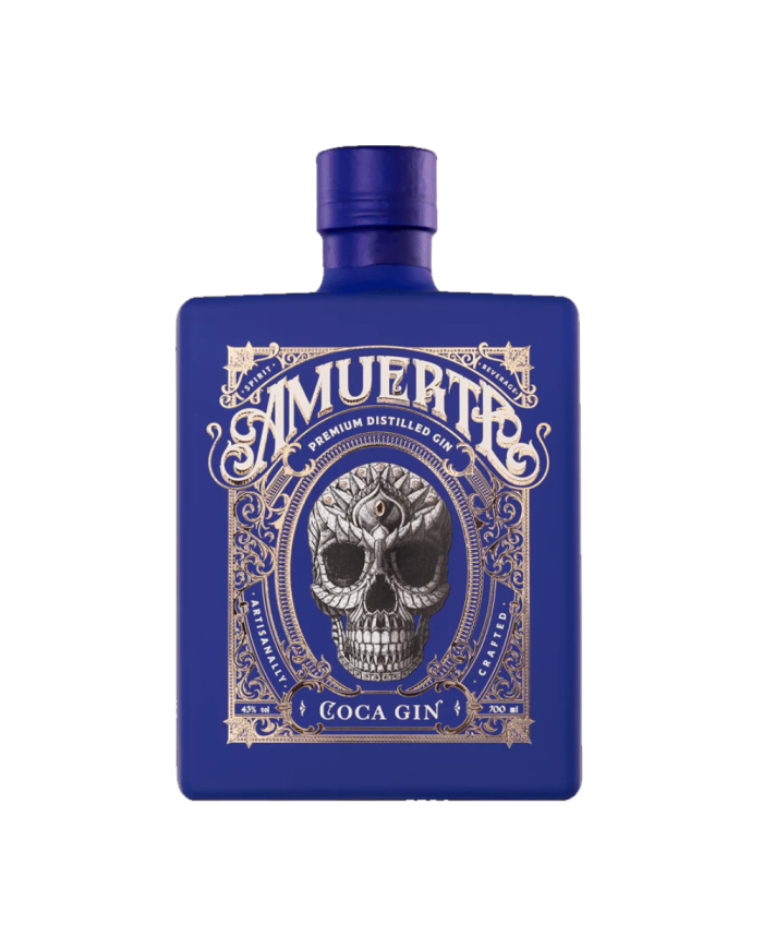 AMUERTE BLUE Gin Coca Leaf cl 70