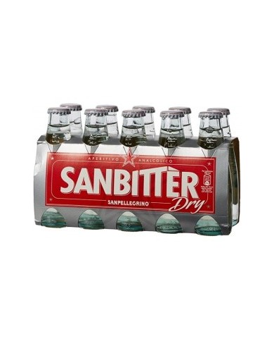 SANPELLEGRINO BITTER SANBITTER DRY BIANCO 10 X 10 CL