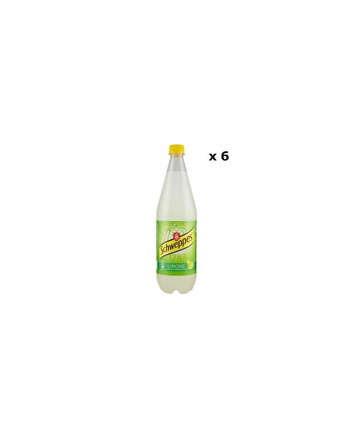 SCHWEPPES LIMONE IN PET 6 X 1 LT