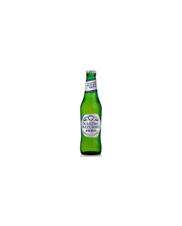 NASTRO AZZURRO BIRRA ANALCOLICA ZERO CL.33X12