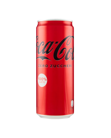 COCA COLA ZERO LATTINA SLEEK CL 33 X 24