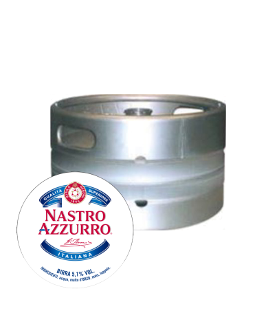 BIRRA NASTRO AZZURRO FUSTO DA LT 20