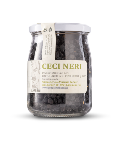 Ceci Neri Vaso gr 450 Barbieri