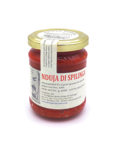Nduja di Spilinga gr 200 Barbieri