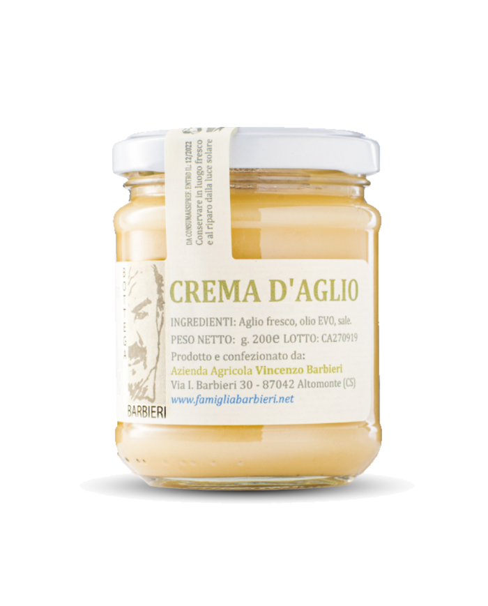 Crema d'Aglio vaso gr 200 Barbieri