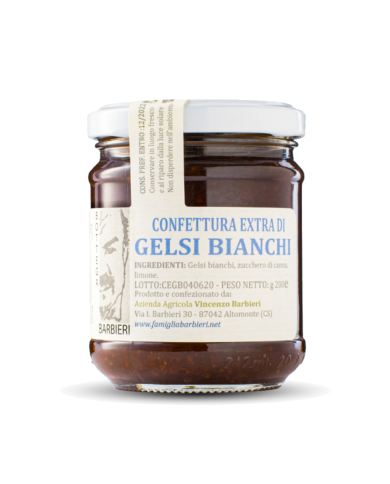 Confettura Gelsi Bianchi e Zenzero gr 100 Barbieri