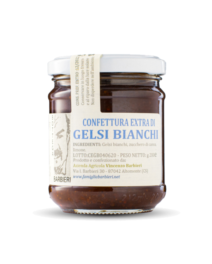 Confettura Gelsi Bianchi e Zenzero gr 100 Barbieri