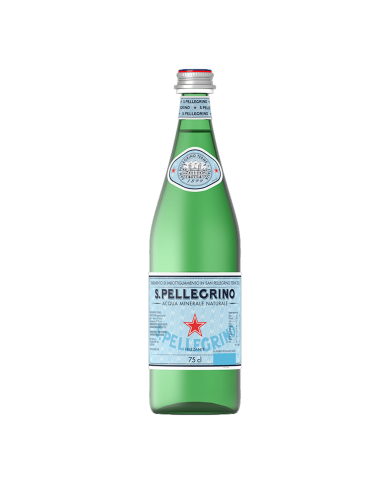 SANPELLEGRINO ACQUA MINERALE NATURALE IN VETRO 16 X 75 CL